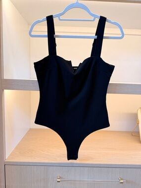 Fashion Nova Black Bodysuit Top